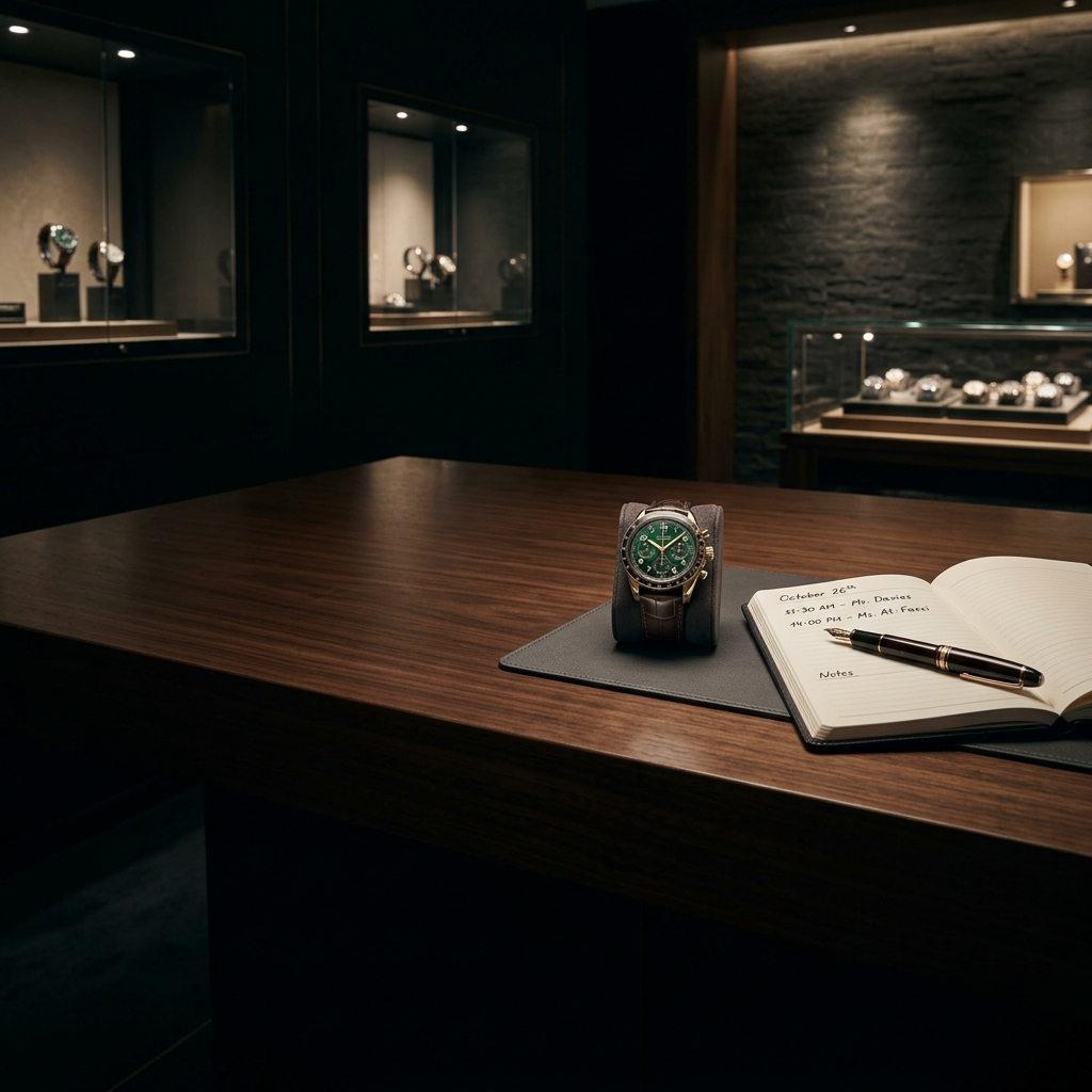 Showroom Desk Background